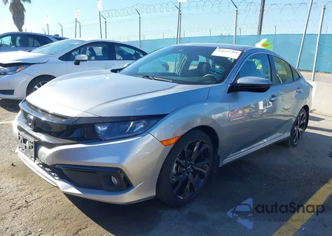 2020 Honda Civic Sport from USA, damaged, VIN 19XFC2F88LE203921